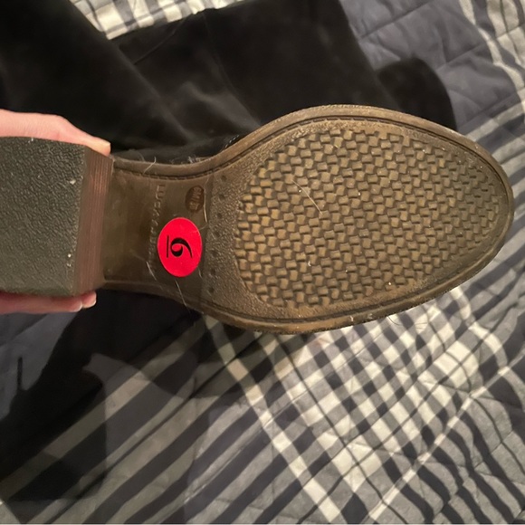 Thigh High Black Boots, Like New. Lucky Brand. - Picture 2 of 3